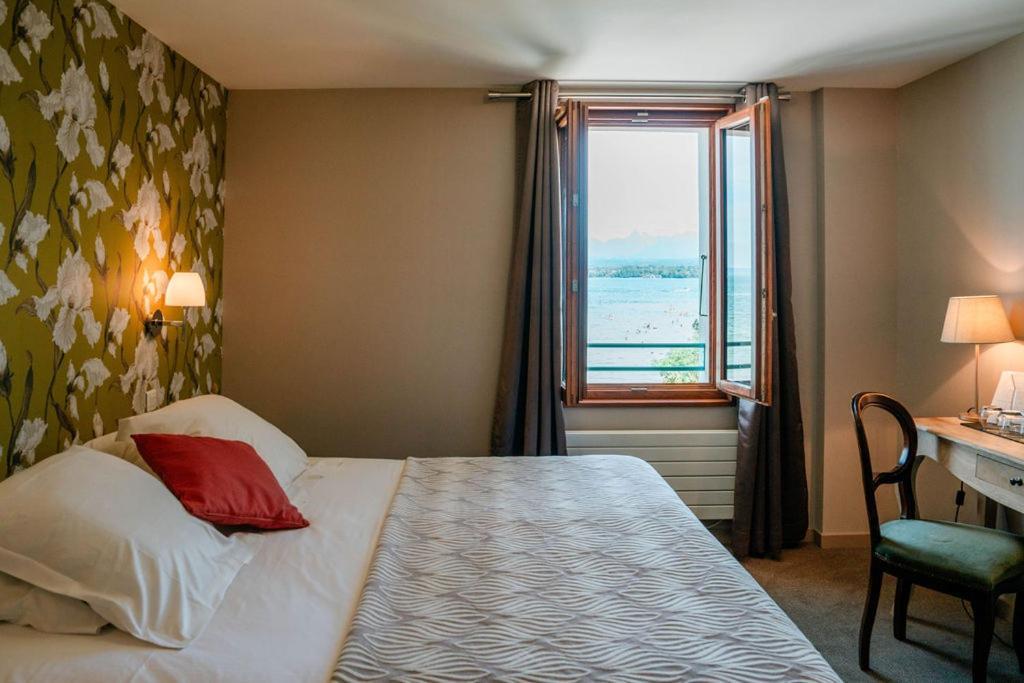 Hotel De La Plage Excénevex Eksteriør bilde